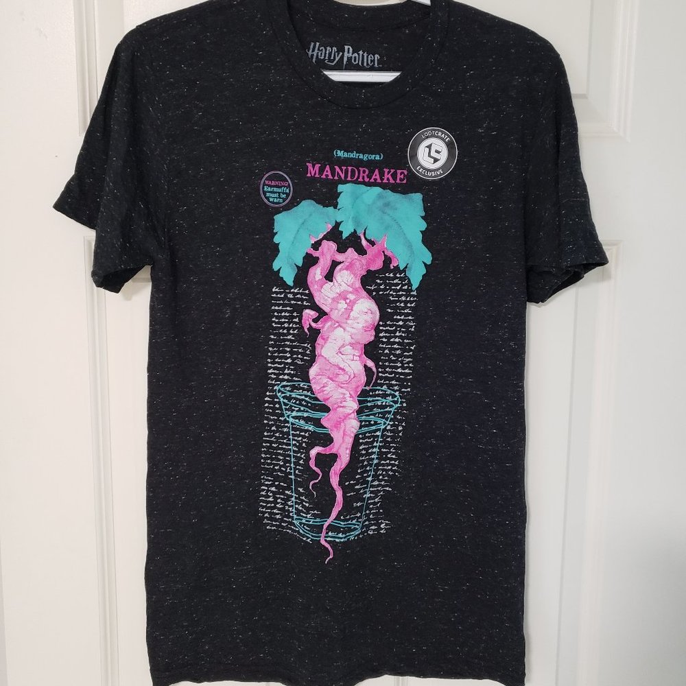 Harry Potter LootCrate Mandrake Tee, NWOT